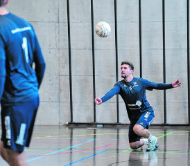 Oberentfeldens Faustballer sichern sich Rang zwei in der Qualifikation. (Bild: Jessica Matuh/Swiss Faustball)