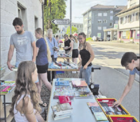 Der Medienflohmarkt vor den Sommerferien war ein voller Erfolg. (Bild: zVg.)