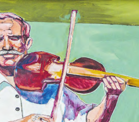 Das Geigenspiel verhilft Bäumlikari zum Effort. (Bild: Pixabay)