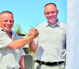 Bewährtes OK-Team: Christian Schweizer (rechts) und Matthias Haller packen die Organisation des Anlasses auch 2023 tatkräftig an. (Bild: Patrick Tepper/Dorfheftli)