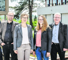 Ab dem 1. September im Einsatz: Daniel Bucher, Daniel Riehl, Claudia Käch Egli, Meline Stalder, Martin Kulli, Brigitte Zettel. (Bild:zVg)