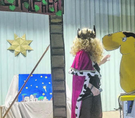 Ein gelungenes Musicalprojekt: Die Kreisschule Leerau brachte «Die Nacht des Kometen» auf die Bühne. (Bild: zVg.)