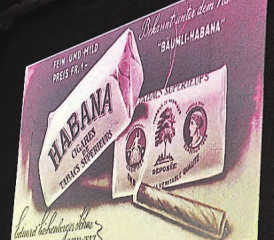 Die Geburtsstunde des Bäumli-Stumpens: Die Zigarrenfabrik Eduard Eichenberger bedruckte ihre Zehner-Stumpen-Bündli mit dem Familienwappen, der Eiche. (Bild: msu.)