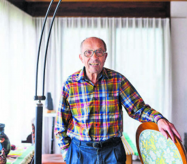 Herbert Otto (92), war 17 Jahre Chef Strassenunterhalt Kanton Aargau und wohnt in Unterkulm. (Bild: zVg.)