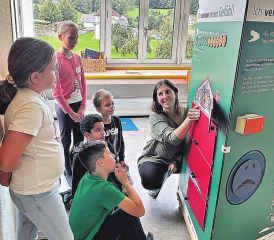 Mein Körper gehört mir: Insgesamt 21 Klassen aus den elf Verbandsgemeinden der Kreisschule aargauSüd haben vor einigen Wochen die Ausstellung in Gontenschwil besucht. (Bild: hg)