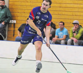 Jesse Arola war mit 3 Toren und 1 Assist erfolgreichster Reinacher Torschütze und wurde als Best Player ausgezeichnet. (Archivbild: Otto Lüscher)