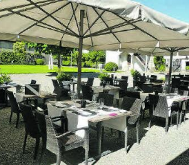 Hübsch gelegen: Der Innenhof des schönen Schlossgartens. (Bild: zVg.)