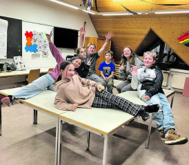 Das neue Jugendtheater probt derzeit intensiv am eigenen Stück. (Bild: zVg.)