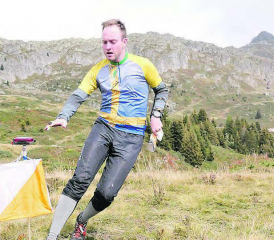 Der Rymenzburger Orientierungsläufer Erich Rea, hier an der Langdistanzschweizermeisterschaft auf der Bettmeralp (Bild: zVg.)