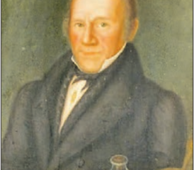 Porträt von Dr. Anton Hofstetter (1783-1851) aus Marbach, gemalt von Josef Lötscher. (Bild: zVg.)