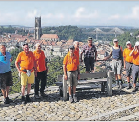 Bleibende Eindrücke: Die Männerriege Oberkulm genoss auf ihrer Reise das schöne Herbstwetter. (Bild: zVg.)