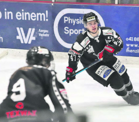 Die zweite Linie der Red Lions erwies sich als sehr effizient. Mit einem Tor und einem Assist steuerte auch Toni Eugster seinen Teil zum Erfolg bei. (Bild: rc.)