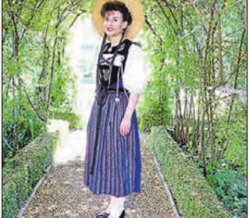 Gastauftritt: Die Solojodlerin Regula Kiechle bereichert das Konzert. (Bild: zVg.)