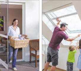 Der Schutz vor Insekten wird gross geschrieben: Dank verschiedenen Systemen für Fenster und Türen, gibt es für jedes Bedürfnis die passende Lösung. (Bilder: zVg.)