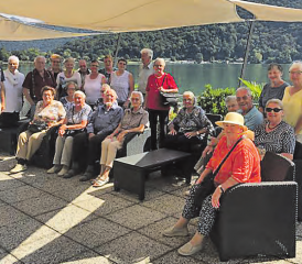 Tessiner Ferientage: Die Senioren der reformierten Kirchgemeinde reisten dieses Jahr nach Ponte Tresa. (Bild: zVg.)