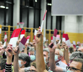 Grossaufmarsch: Zur Gemeindeversammlung in Rickenbach marschierten 485 Stimmbürger auf. (Bilder: zVg.)