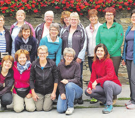 Auf Reisen: Die diesjährige Turnfahrt führte die Oberkulmer Frauenturnerinnen ins Wallis. (Bild: zVg.)