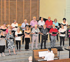 Der Höhepunkt der Singwoche von Seetal singt: Schlusskonzert in der reformierten Kirche Beinwil am See. (Bild: zVg.)