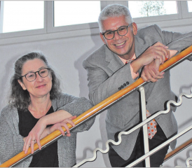 In neuer Position im Kreisschulvorstand: Barbara Heiz und Pierre Zesiger. (Bild: Graziella Jämsä)