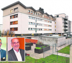 Kommt es zum Wechsel in umgekehrter Reihenfolge? Uwe Matthiessen (links) ist der Vorgänger des überraschend zurückgetretenen Ralph Bürge, Verwaltungsratspräsident des Suhrental Alterszentrums. (Archivbilder: WB)