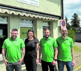 Team Seon: Sandor Nagy, Nadine Schreiber, Kevin Schreiber, Lukas Baumann