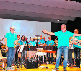 Dieter Siegrist strahlend bei den Proben im vergangenen Jahr. (Bild: grh)