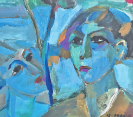 Gemälde von Jakob Wirz aus Gontenschwil. Seine Werke sind in der Galerie Schlössli noch bis Ende August zu sehen. (Bild: zVg.)