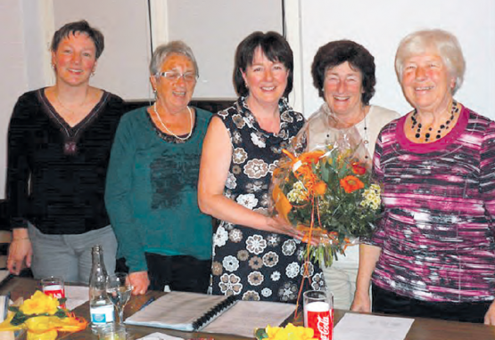 Der Vorstand des Frauenchors Seon.