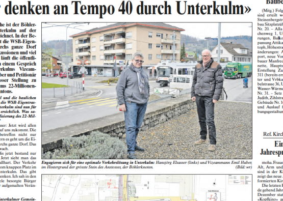 Zeitungsausschnitt Wynentaler Blatt