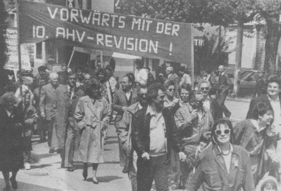 Demonstrationsmarsch vor 25 Jahren