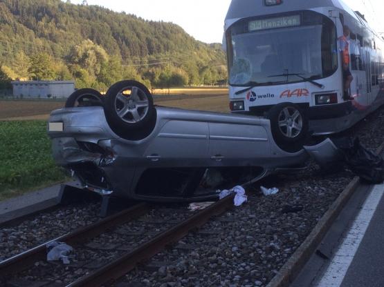 Unfall Unterkulm (Bild: kapo)