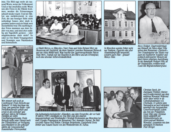 Ausschnitt aus dem Wynentaler Blatt Nr. 59/2016