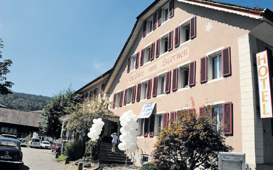 Asylunterkunft "Sternen" in Menziken (Bild: mars.)