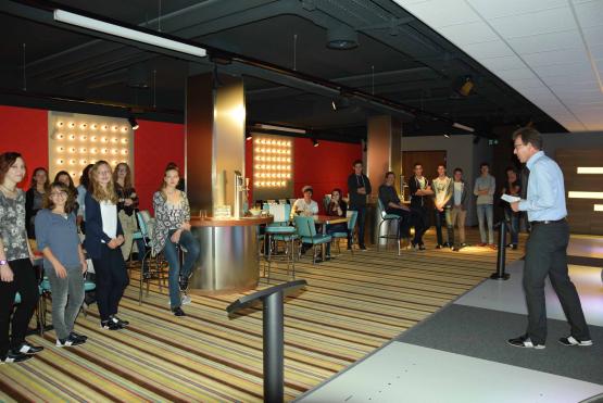 Gemeindeammann Rolf Buchser begrüsste die Jungbürger beim American Bowling