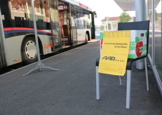 AAR bus+bahn sagt Danke (Bild: rc.)