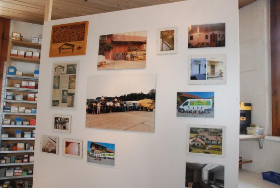 Erinnerungen aus 30 Jahren auf einer Bildertafel festgehalten