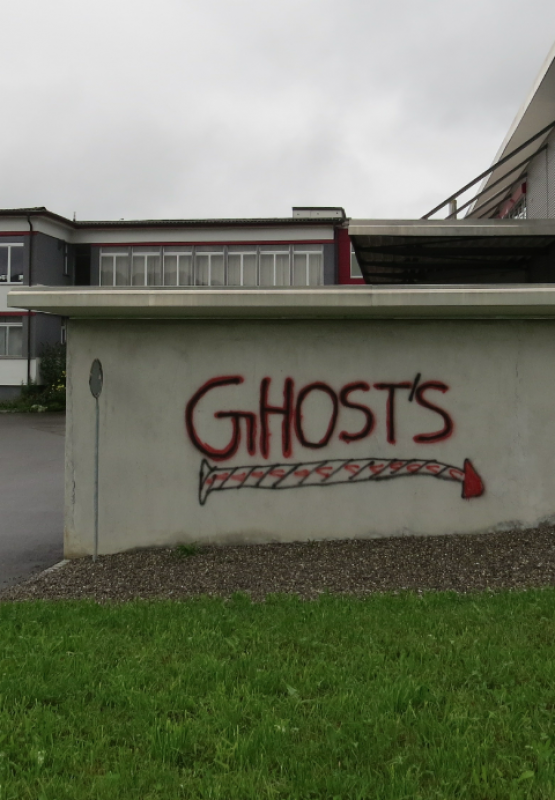 Oberkulm: Mauern versprayt (Bild: kapo)