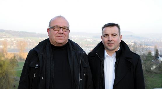 Urs Leibungut (links) und René Heggli.