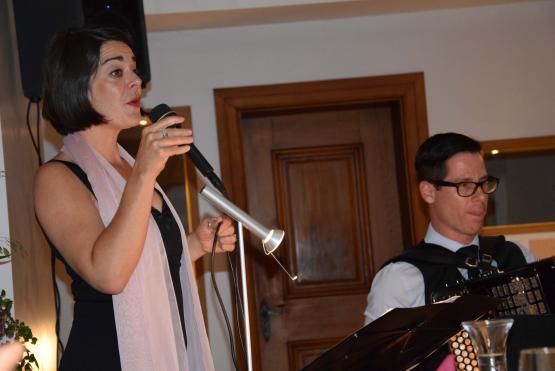 Christin Maho und Christian Hadorn widmeten sich dem französischen Chanson