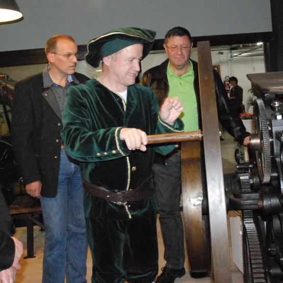 Bruno Altherr präsentiert sein Paradestück