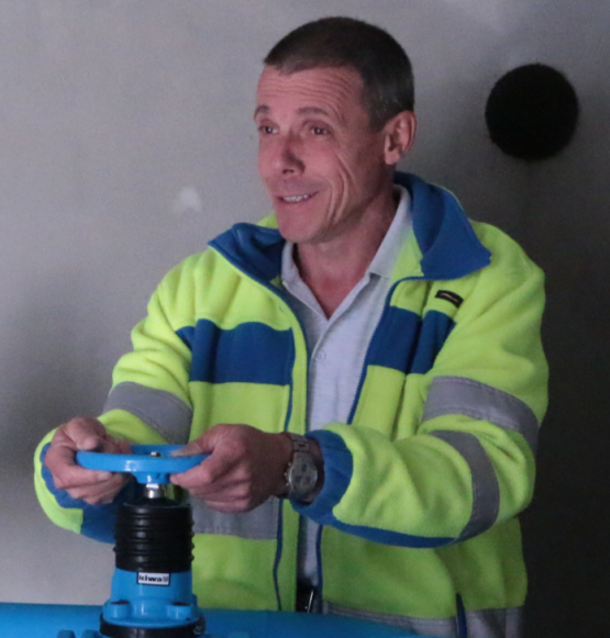 Roger Soland, Brunnenmeister der Gemeinde Reinach (Bild: Remo Conoci)