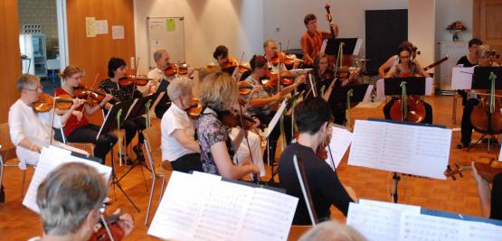 Das Kammerorchester Schöftland spielte unter der Leitung von Peter Klaus