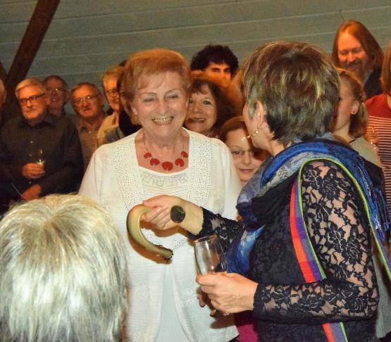 Noch einmal einen gemeinsamen Abend: Die Mitwirkenden in bester Laune