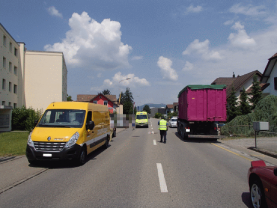 Unfall in Gränichen (Bild: kapo)