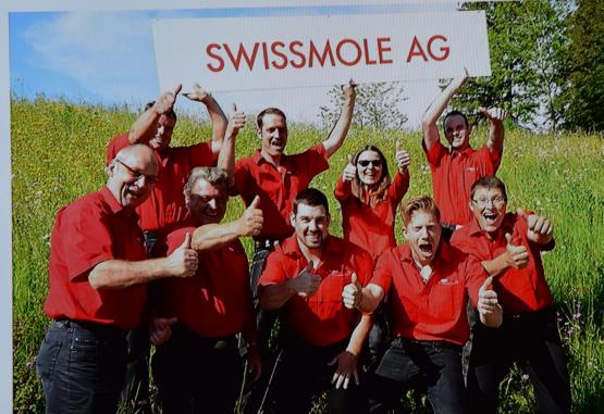 Swissmole Schöftland AG – eine aufgestellte Schar – zum Teil aus dem Wynental