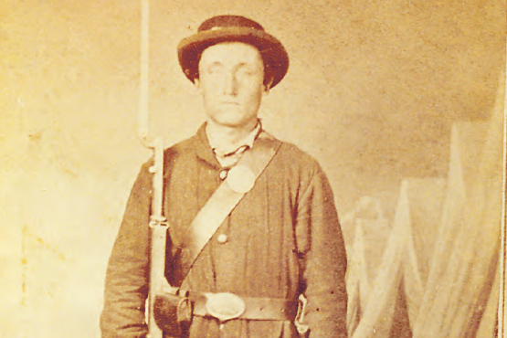 Soldat aus Ohio, das zu den Staaten der Union gehörte. (Quelle: Civil War, Ohio Soldiers)