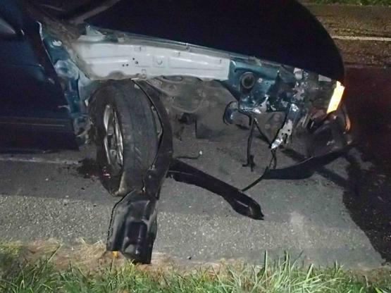 Gränichen: Selbstunfall in angetrunkenem Zustand (Bild: Kapo)