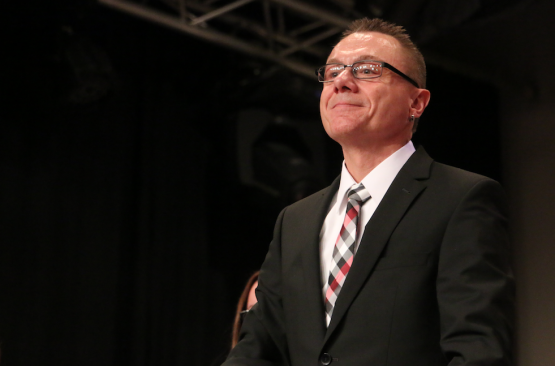 Reto Borer, Dirigent der MG Muhen (Bild: Remo Conoci)