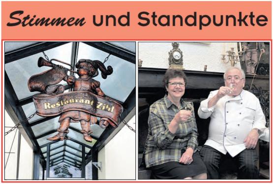 Max und Beatrice Hintermann und ihr Restaurant Zihl (Bild: msu.)