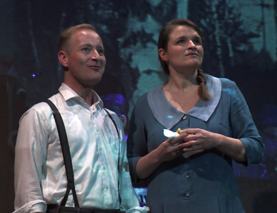 Pinneberg (Stefan Lienhard) und seine Frau (Susanne Vonarburg-Lässer), genannt Lämmchen (Bild: EP.)